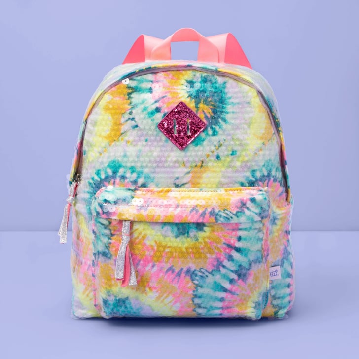 orange tie dye backpack