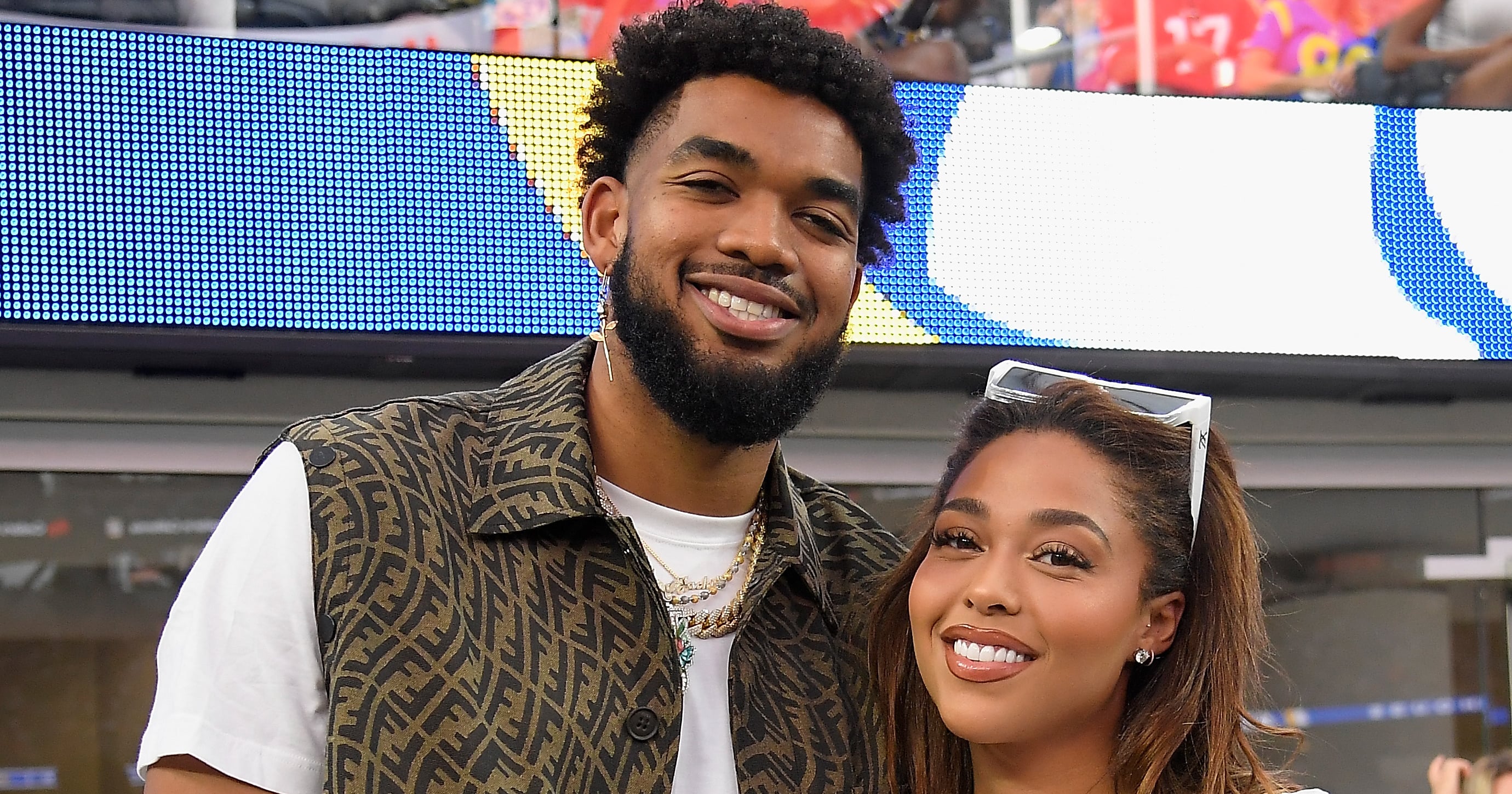 KarlAnthony Towns 25th Birthday Present For Jordyn Woods PS Celebrity