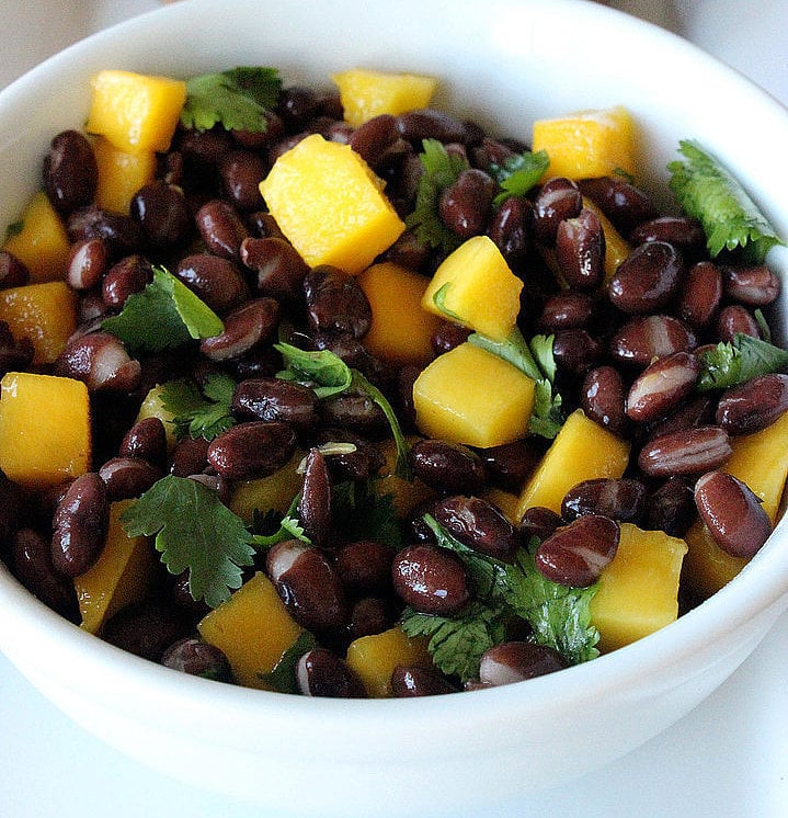 Lunch: Black Bean and Mango Salad