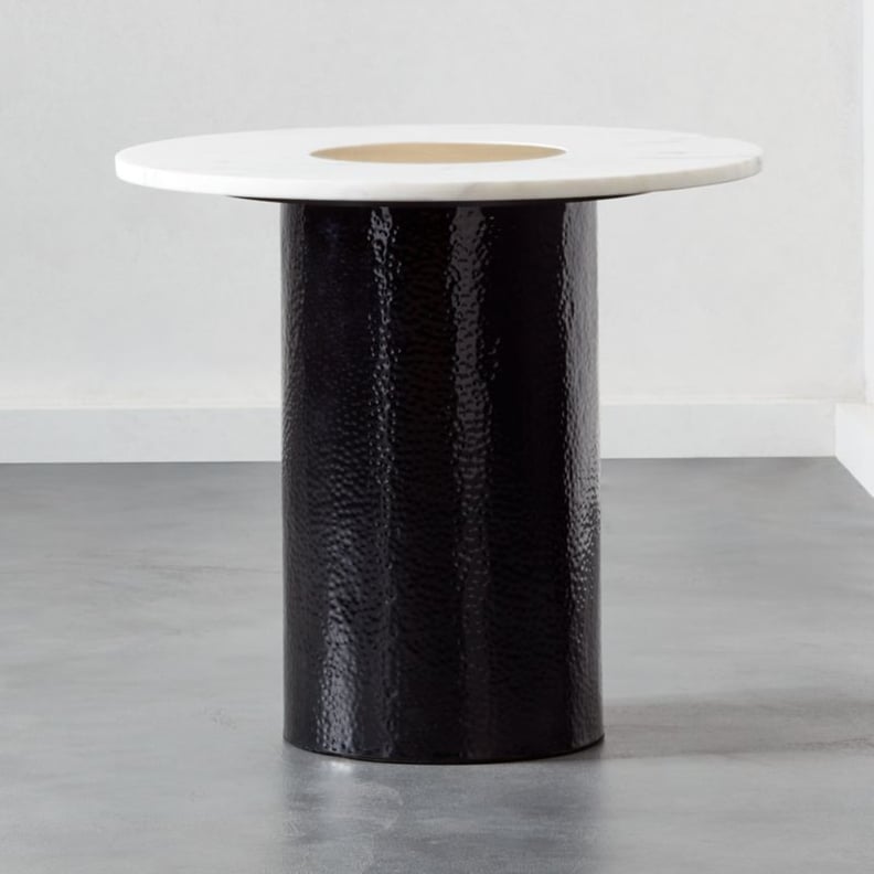 Get the Look: Chopin Tall Metal and Marble Side Table