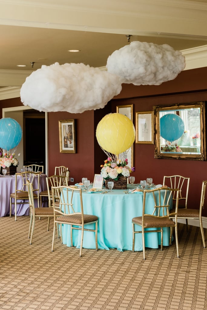happy cloud baby shower decorations
