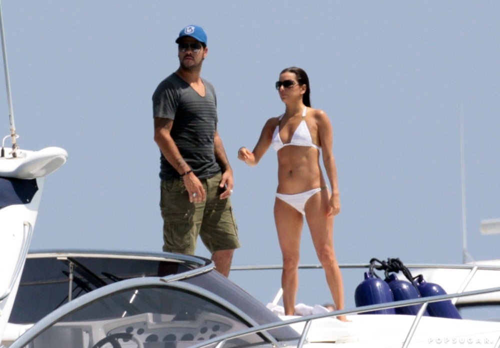 Eduardo Cruz and Eva Longoria visited Spain during their July 2011 getaway.