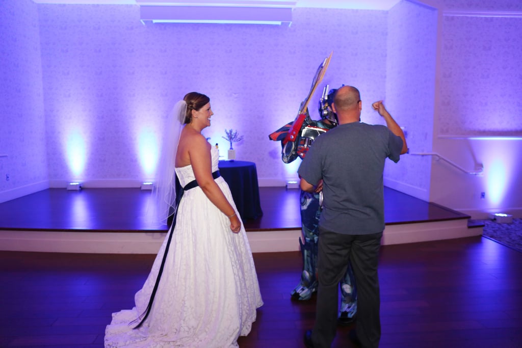 Transformer and Pac-Man Themed Wedding