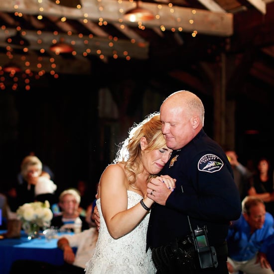 Bride Whose Father Died Shares Wedding With Officers