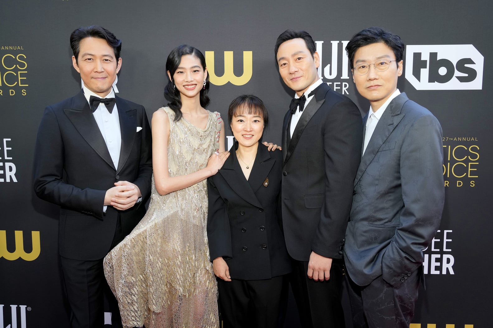 The Cast of Squid Game at the 2022 Critics' Choice Awards | POPSUGAR