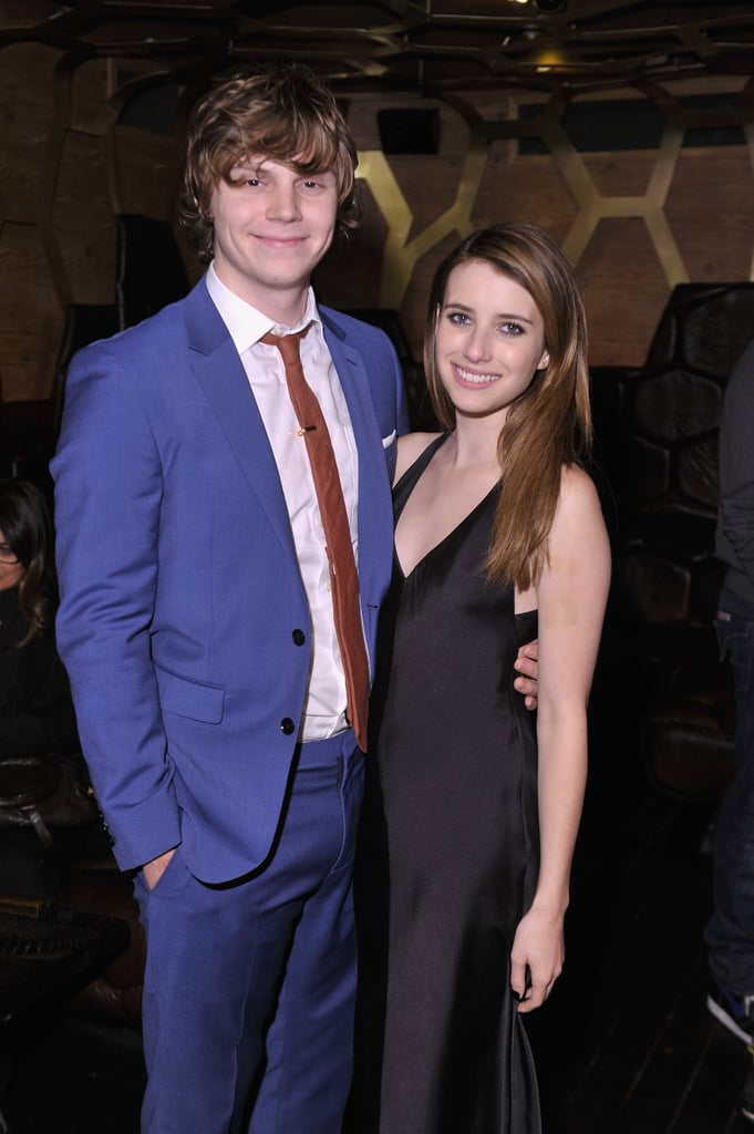 Evan kept his lady close when they attended the afterparty for their film Adult World during the 2013 Tribeca Film Festival.