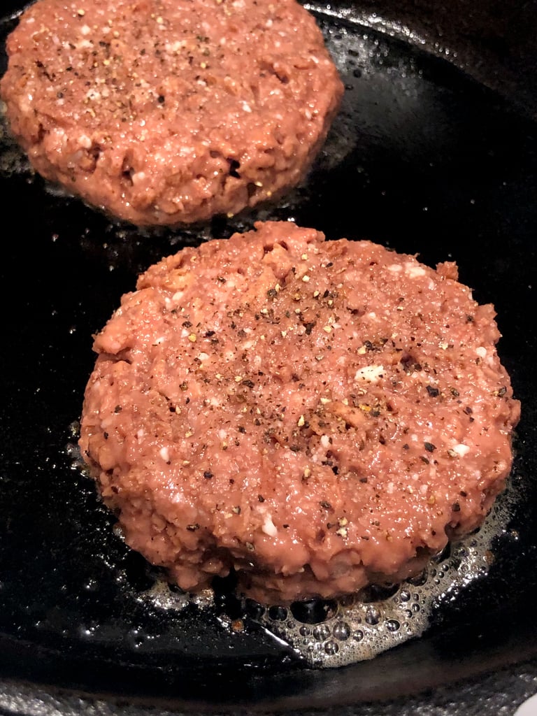 What Does a Beyond Burger Look Like When It's Cooking?