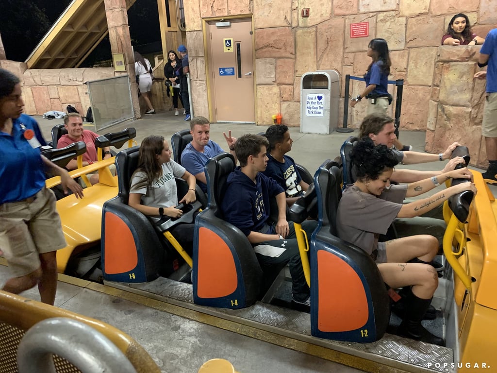 Halsey and Evan Peters at Six Flags Magic Mountain Pictures