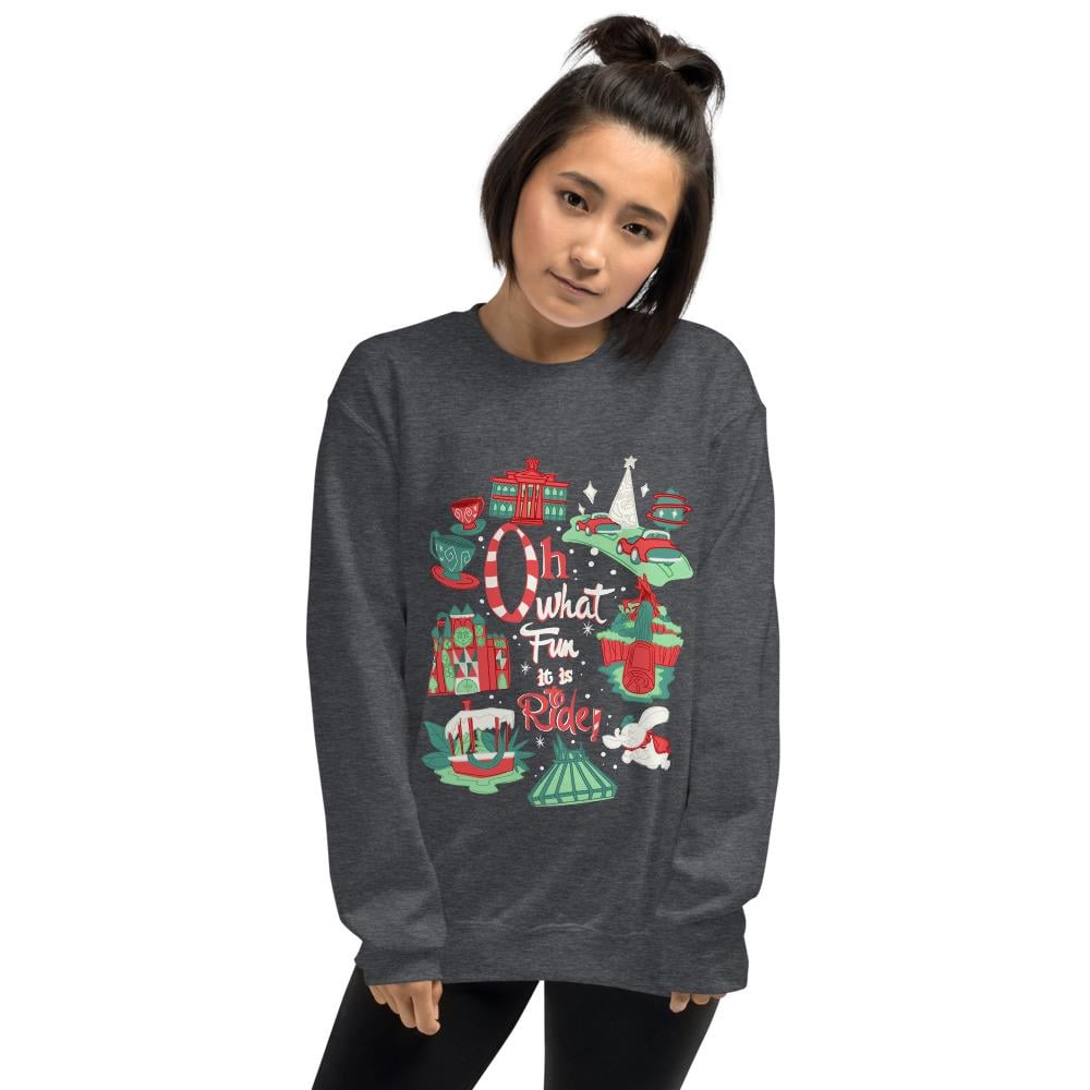 Oh What Fun Park Rides Unisex Sweatshirt