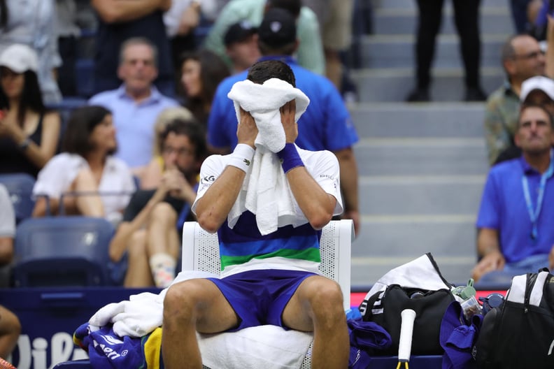 Novak Djokovic Is Moved to Tears During the 2021 US Open Men's Singles Final