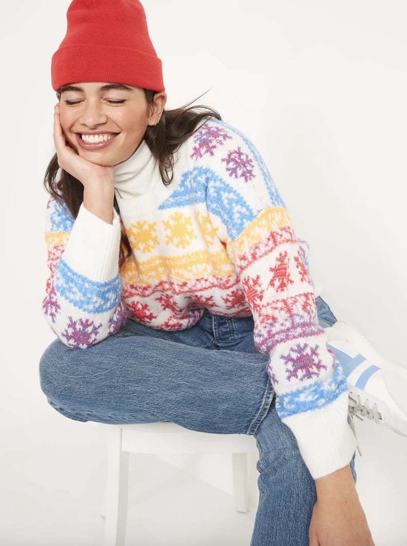 Old Navy Fair Isle Crew-Neck Sweater