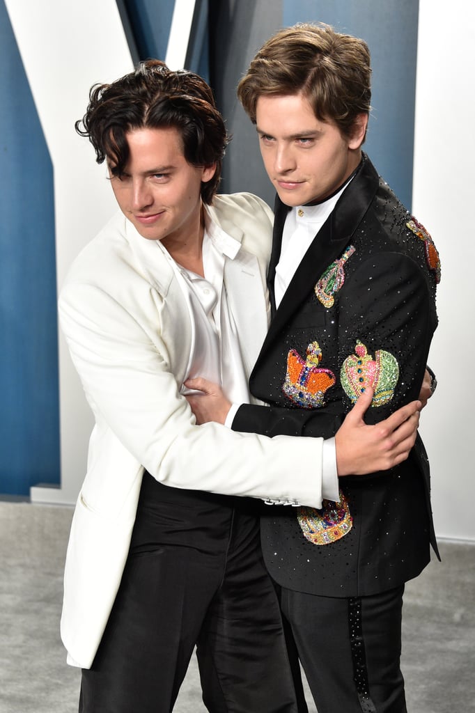 Cole Sprouse and Dylan Sprouse at the Vanity Fair Oscars Party