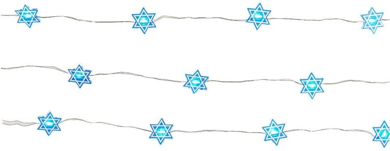 Cute Fairy Lights: Kurt Adler Battery-Operated Star of David Fairy Light Set