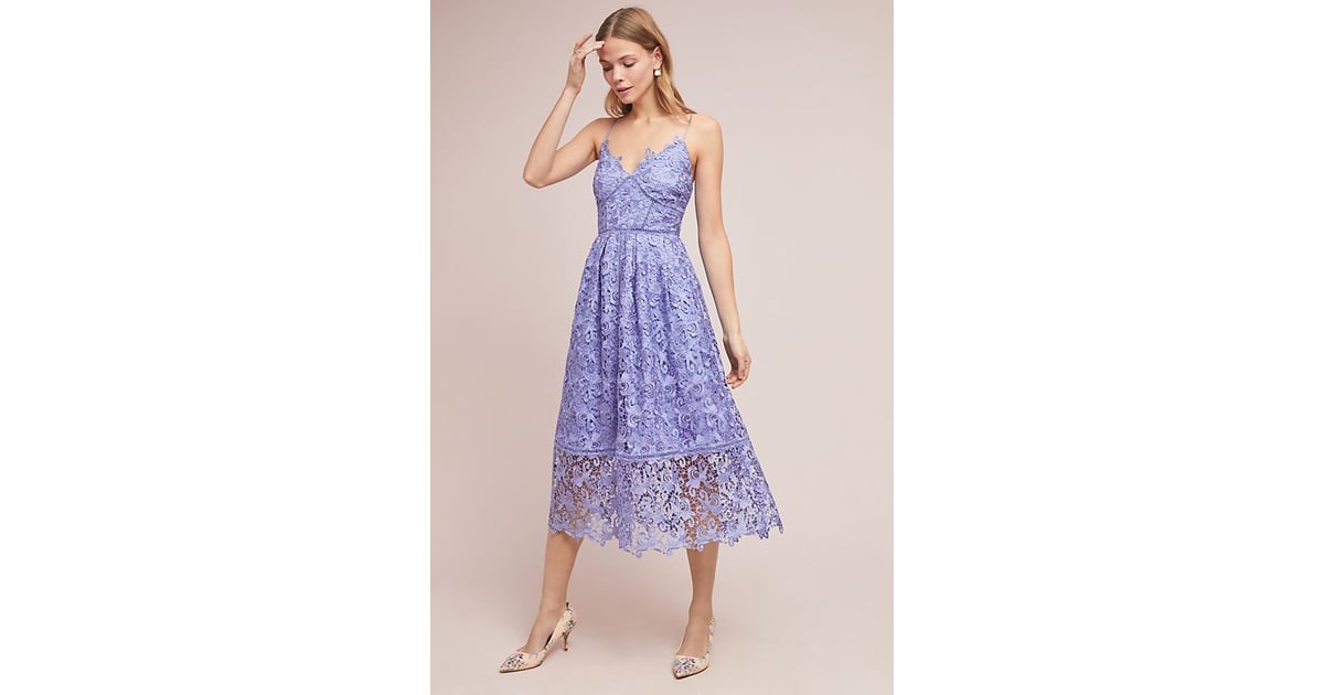 Sherbert Lace Midi Dress RSPV to Every Wedding Because We Found