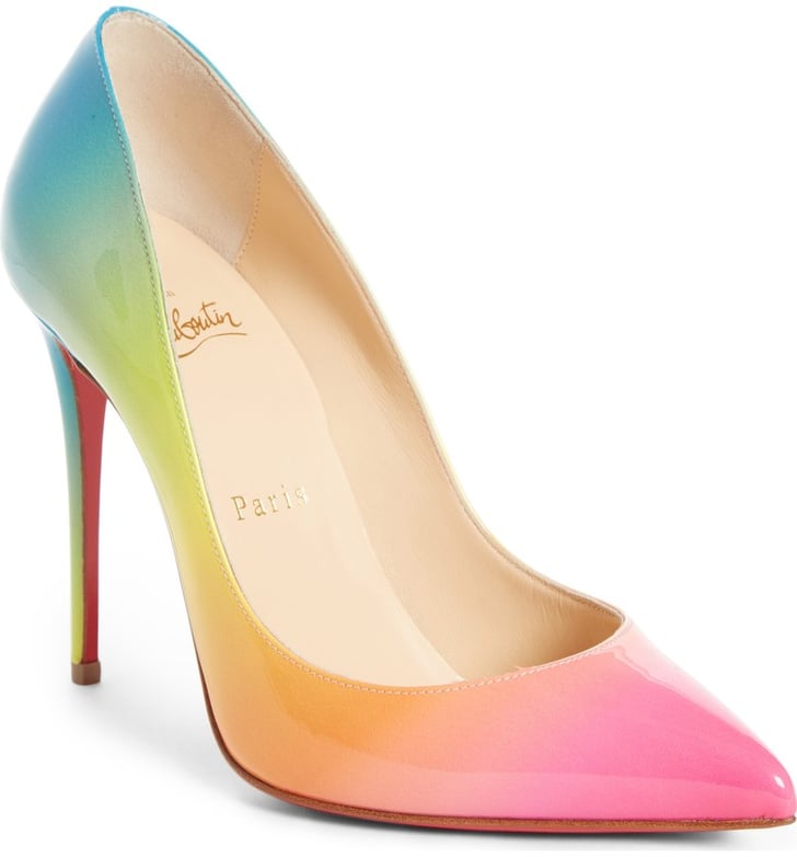 Christian Louboutin Rainbow Pigalle Follies Pumps 14 Rainbow