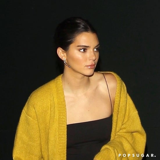 Kendall Jenner Yellow Cardigan 2018