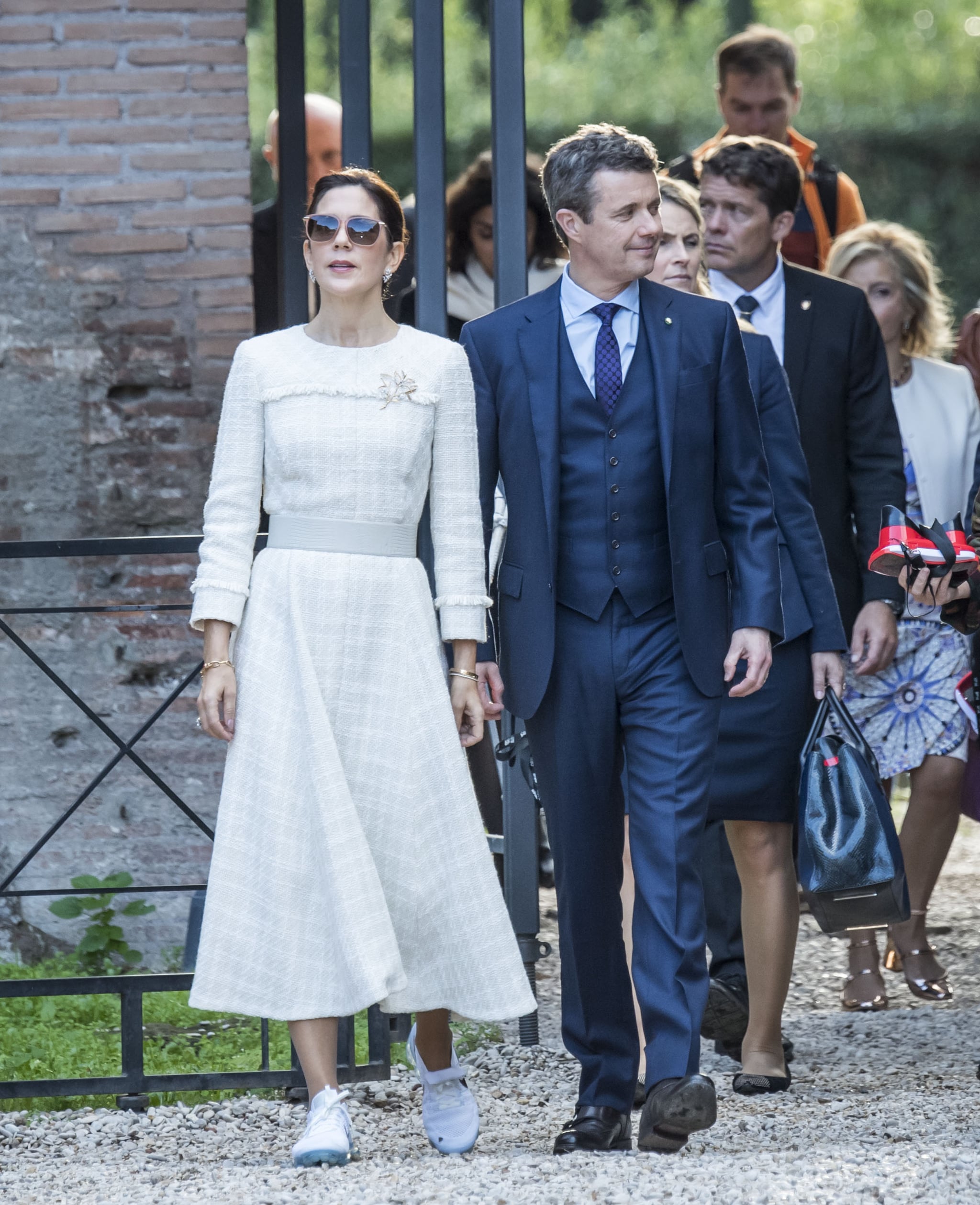 Princess Mary in Nike Sneakers in Rome 