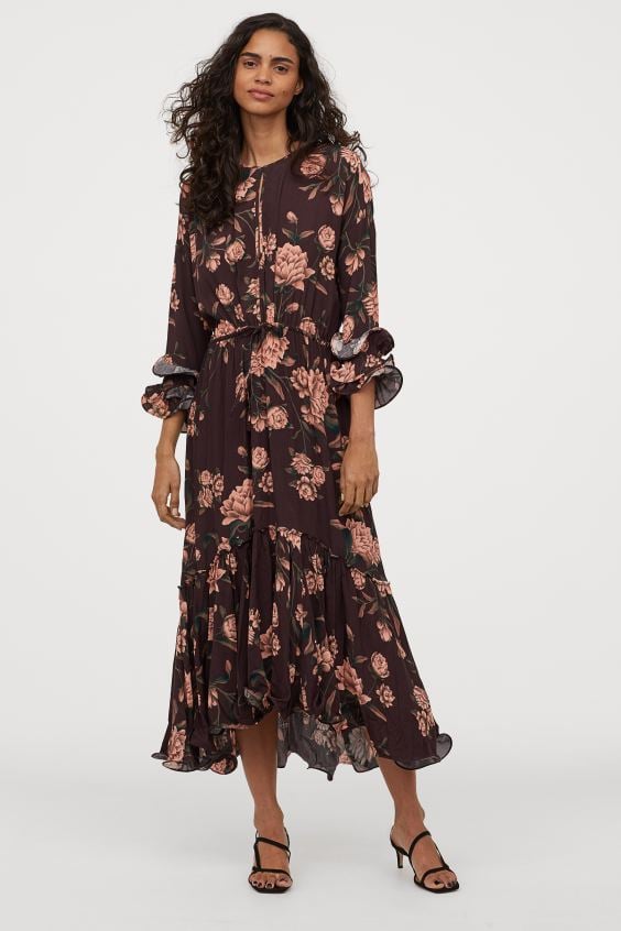 Johanna Ortiz x H&M Crêped Ruffled Dress