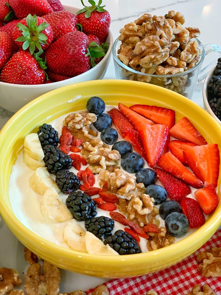 Fruit and Walnut Greek Yoghurt Bowl