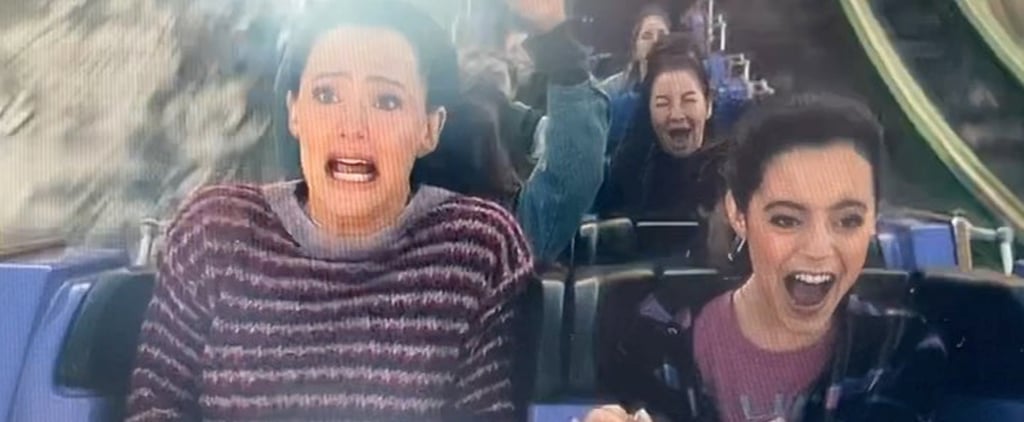Watch Jenna Ortega Barely Keep Jennifer Garner From Losing Her Sh*t on a Roller Coaster