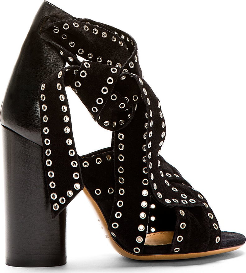 Isabel Marant Black Leather Heels