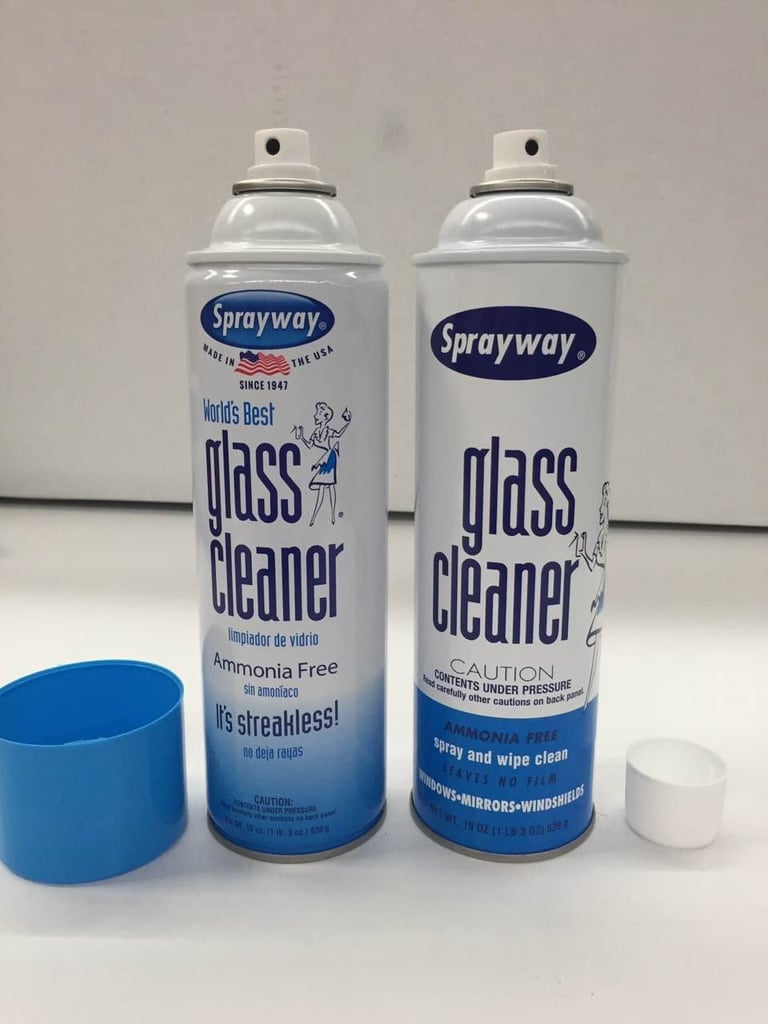 When you need something heavy-duty to get all that sap and bug gunk off the outside of your glass deck sliders or have to remove a sticky two-day-old soda stain from your table, turn to Sprayway's Glass Cleaner ($17 for a four-pack). This product has amassed a cult following for its serious streak-free cleaning power.