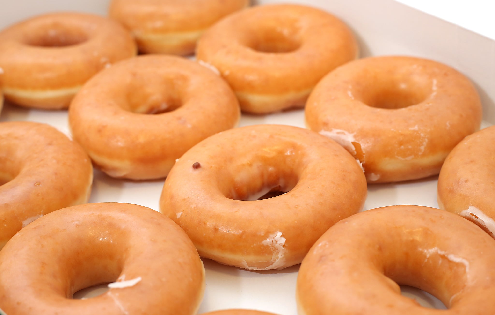 Krispy Kreme doughnuts.   (Photo by Philip Toscano/PA Images via Getty Images)