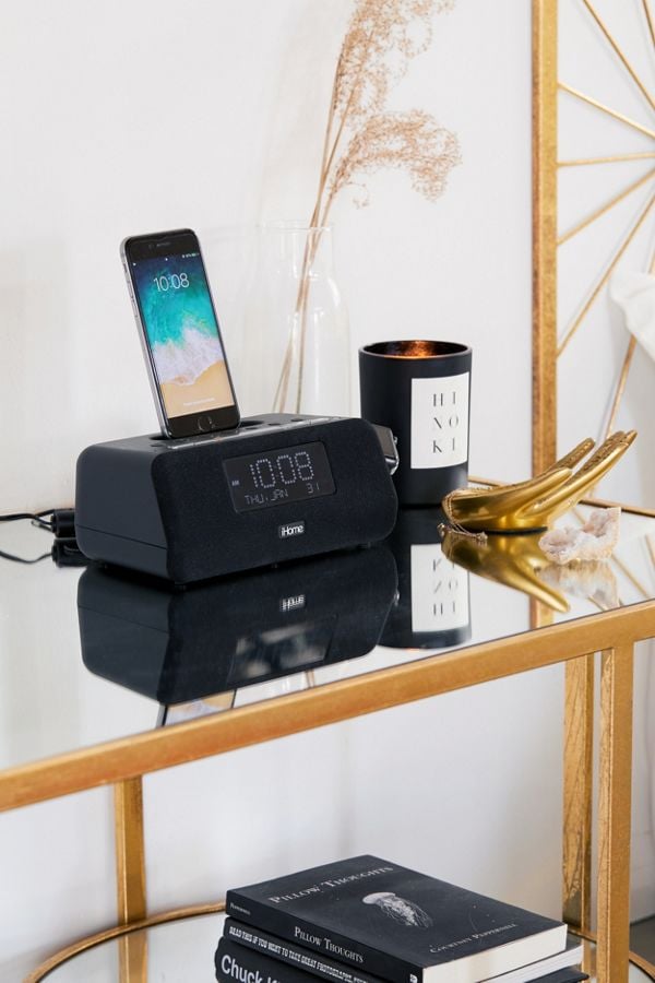 iHome iPhone + Apple Watch Charging Bluetooth Dual Alarm Clock Radio