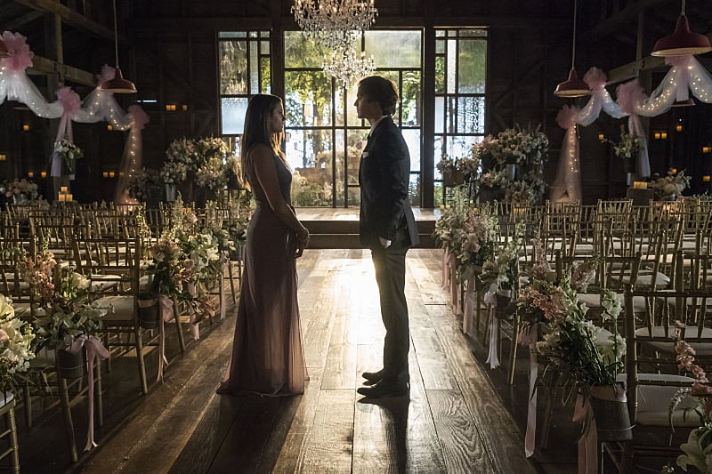 Jo & Alaric ♡  Vampire diaries, Vampire, Indoor wedding ceremonies