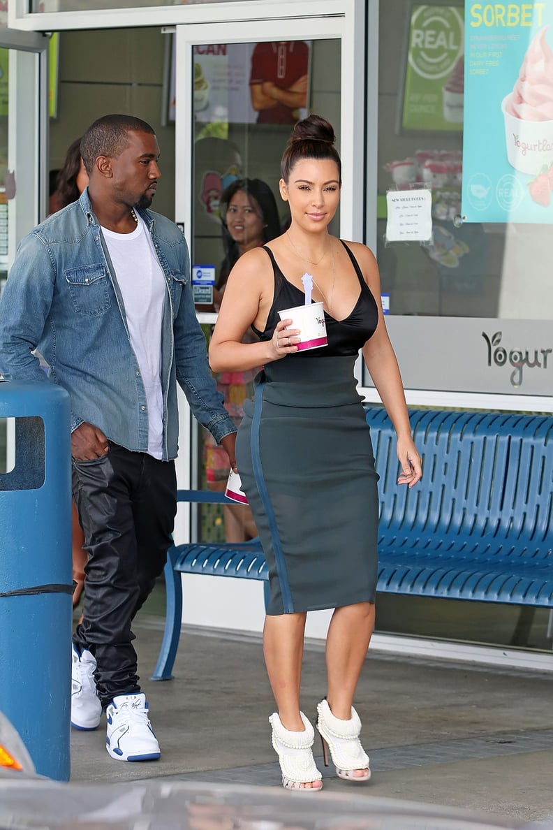 When Kim Got Froyo in This