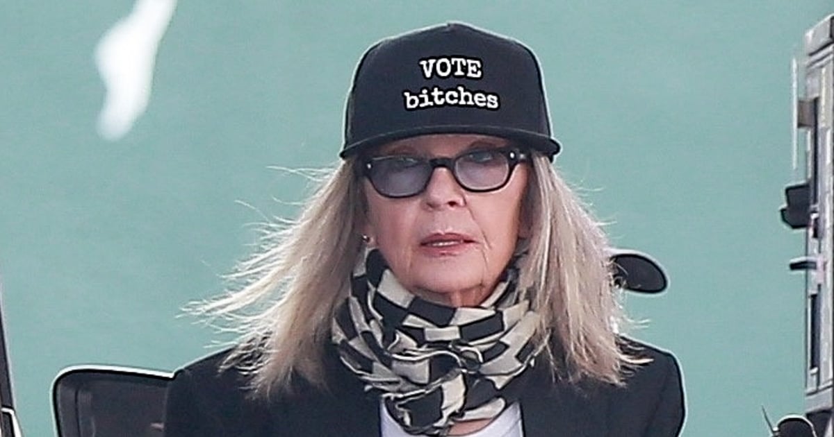 Let’s All Make Sure to Do as Diane Keaton’s Blunt “Vote Bitches” Hat Says, K?
