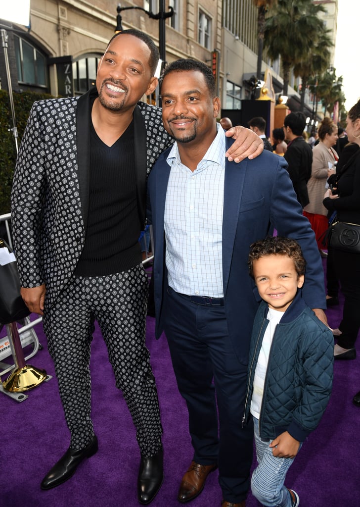 Will Smith and Alfonso Ribeiro at the Aladdin Premiere 2019