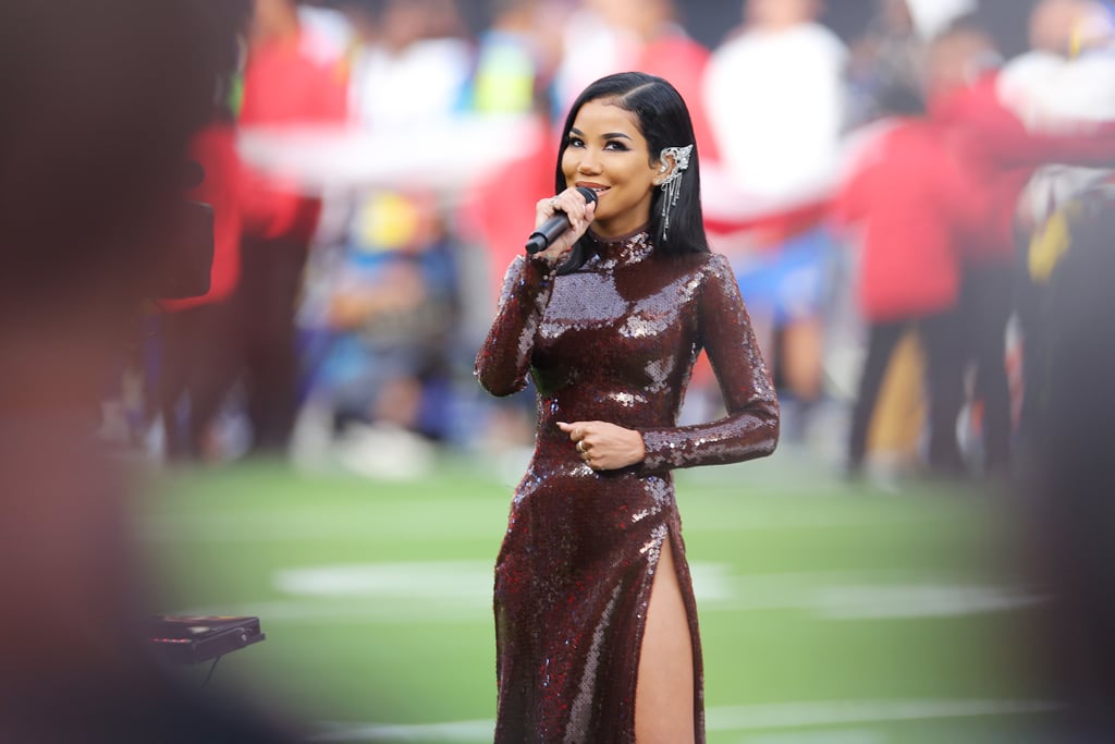 Jhené Aiko's Super Bowl Performance Gown