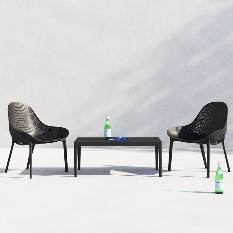 A Conversation Set: Farrah Plastic 2 Person Seating Group