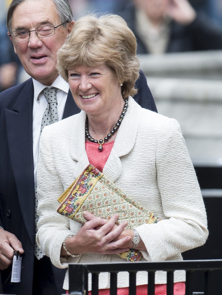 Lady Sarah McCorquodale at Alexander Fellowes's Wedding in 2013