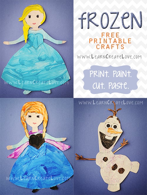 Printable Frozen Pals