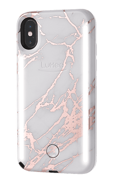 LuMee Duo Metallic Marble Case