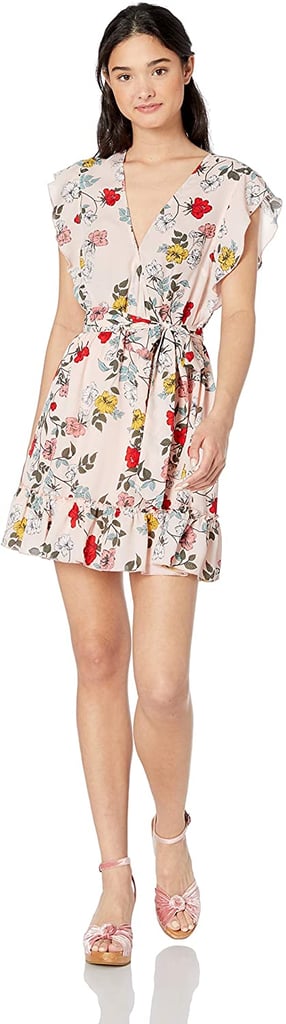 Jack Ok Cupid Printed Wrap Dress