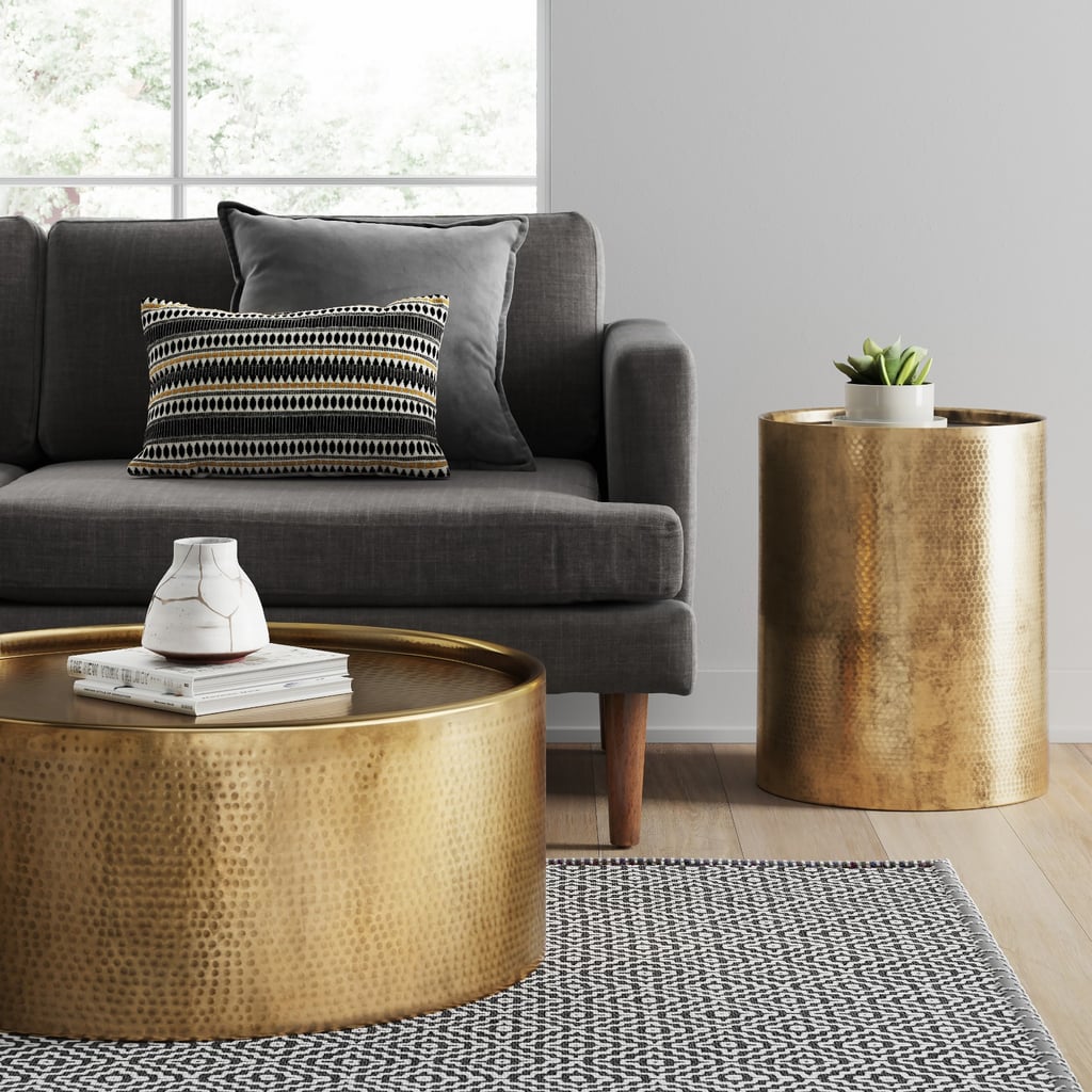 Something Gold: Project 62 Manila Round Hammered Drum Coffee Table