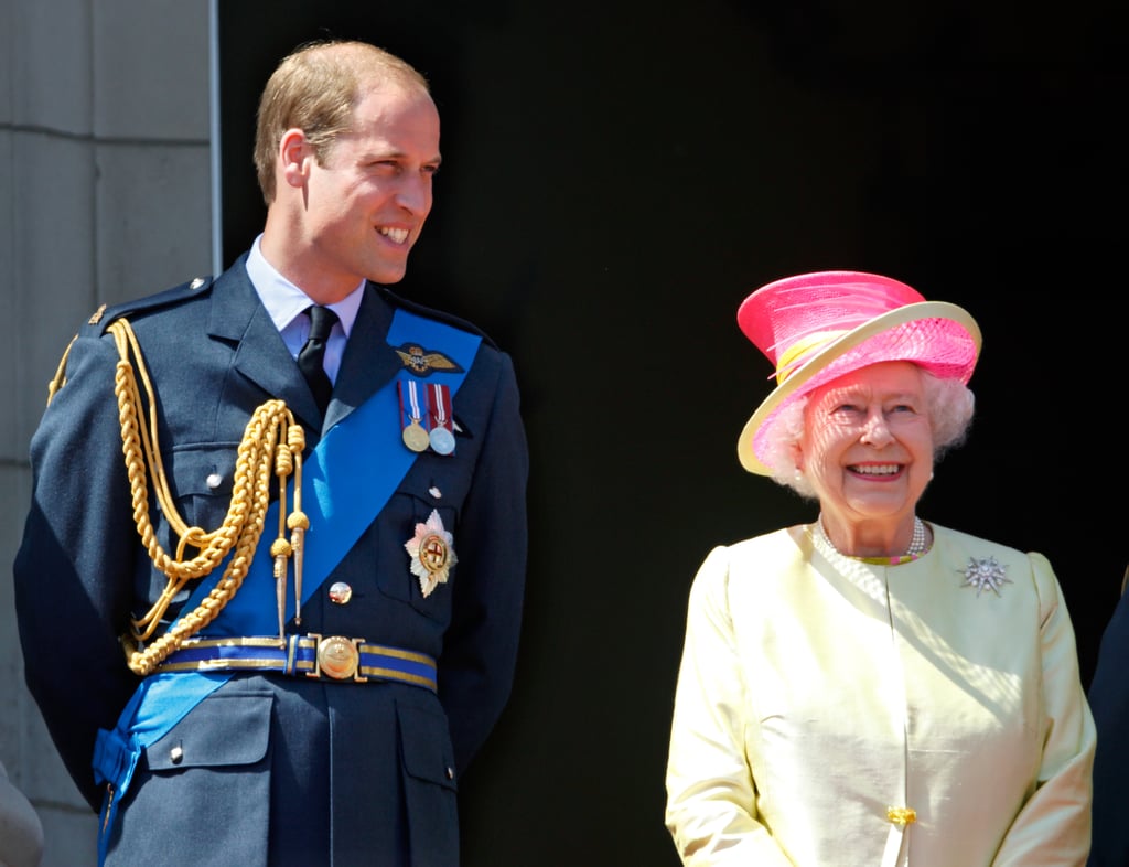 Queen Elizabeth II and Prince William Pictures