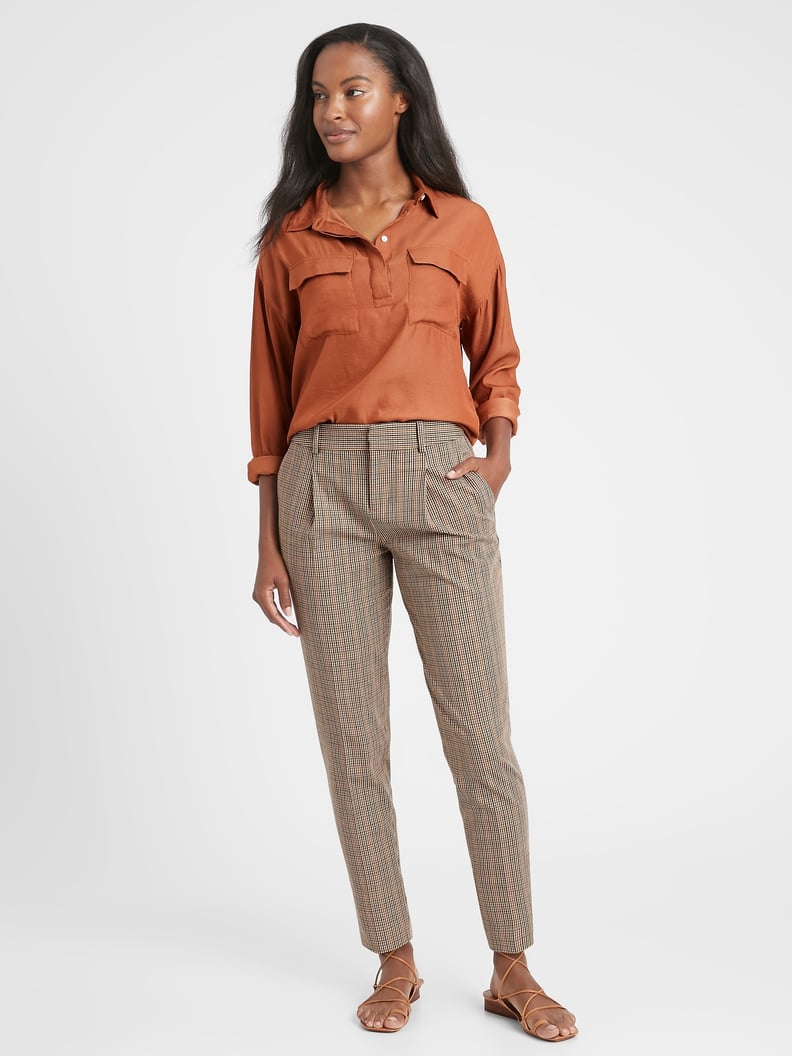 Banana Republic High-Rise Tapered Pant