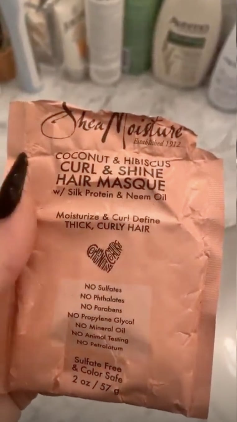 SheaMoisture Coconut and Hibiscus Curl and Shine Masque Packette