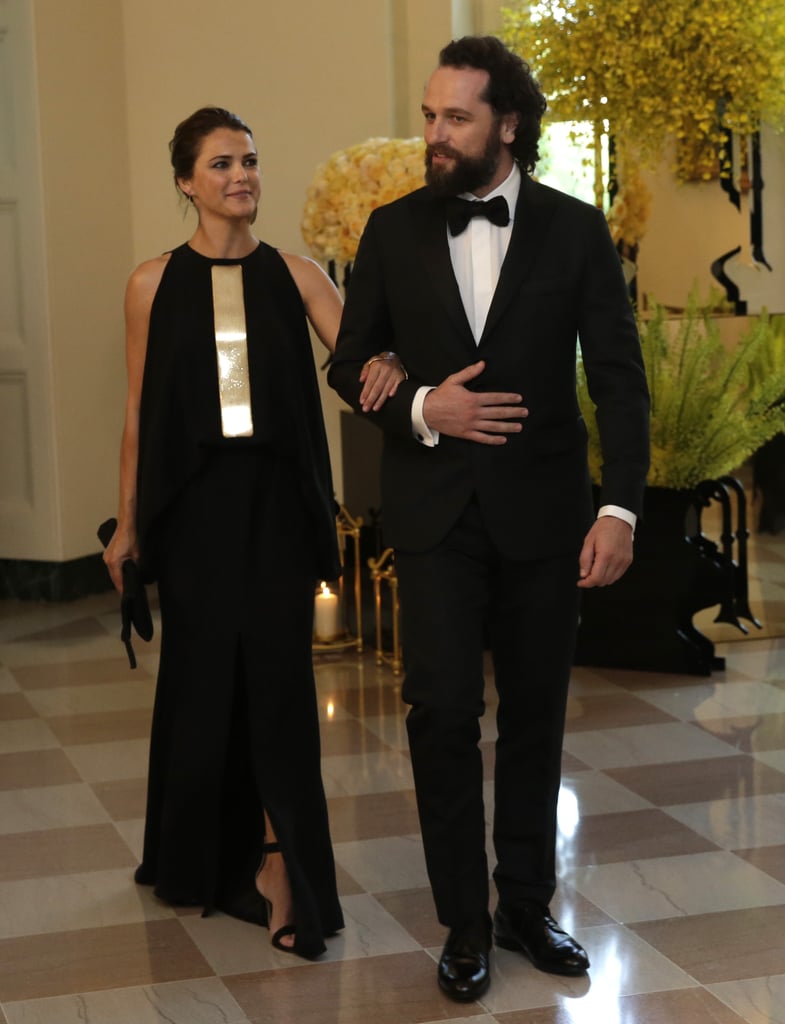 Keri Russell in Stephane Rolland Dress at State Dinner 2016