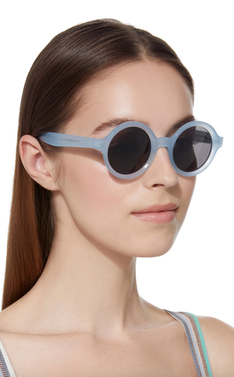 Lapima Marie Round-Frame Acetate Sunglasses