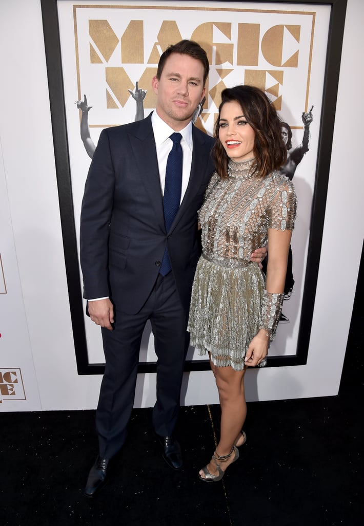 Channing Tatum Cuddled Up to Jenna Dewan Tatum, Obviously
