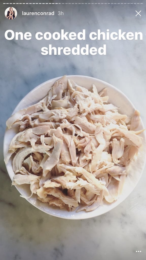 Lauren Conrad Chicken Pot Pie Recipe on Instagram
