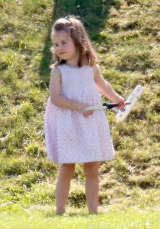 Princess Charlotte Having Fun at Polo Match June 2018