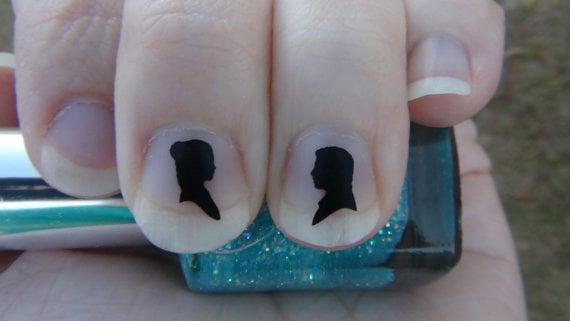 Princess Leia Hans Solo Nail Art Decals Set of 20