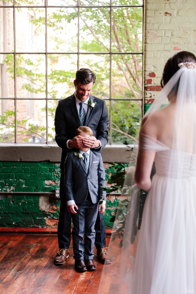 Sweet Photos of a Bride Giving Her New Stepson Wedding Ring