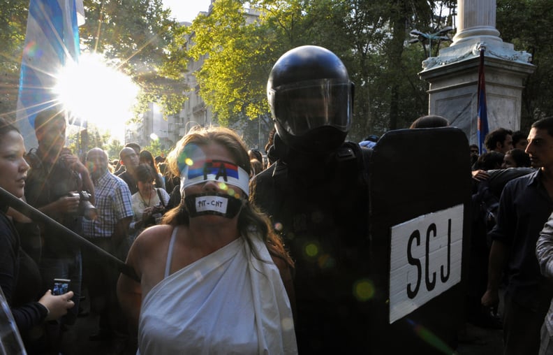 Human Rights Protest in Uruguay, 2013